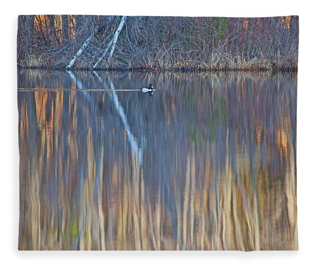 Colors Of March Fleece Blanket featuring the photograph Colors Of March by Karol Livote