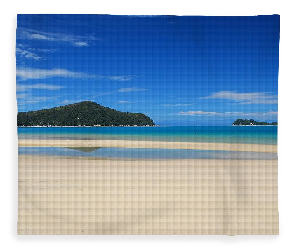 Photograph Fleece Blanket featuring the photograph Colors of New Zealand by Cascade Colors