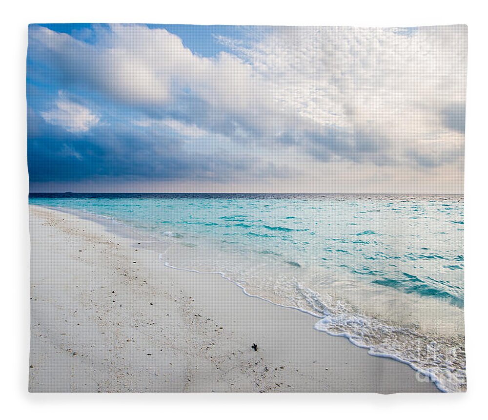 Bahamas Fleece Blanket featuring the photograph Colors Of Paradise by Hannes Cmarits