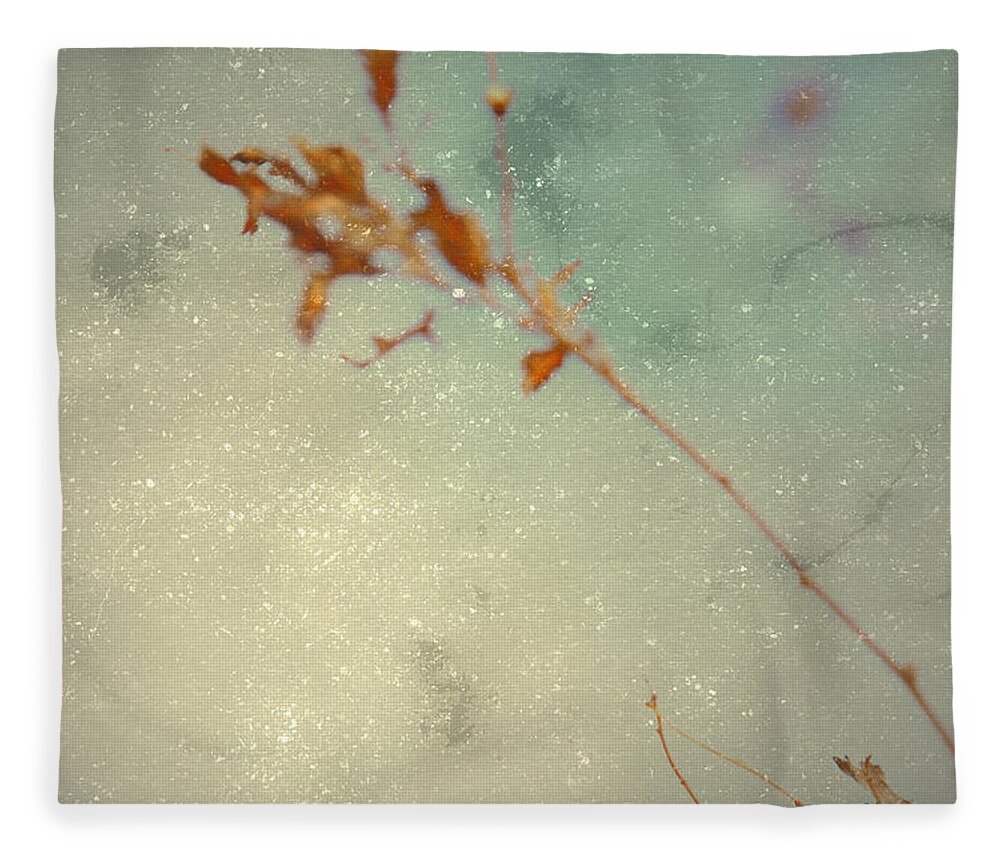 Leaf Fleece Blanket featuring the photograph Continues by Mark Ross