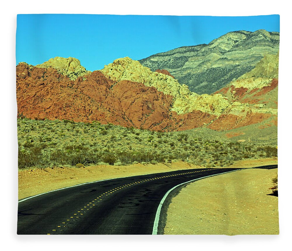 Signs Fleece Blanket featuring the photograph Diversified Landscape by Jennifer Robin