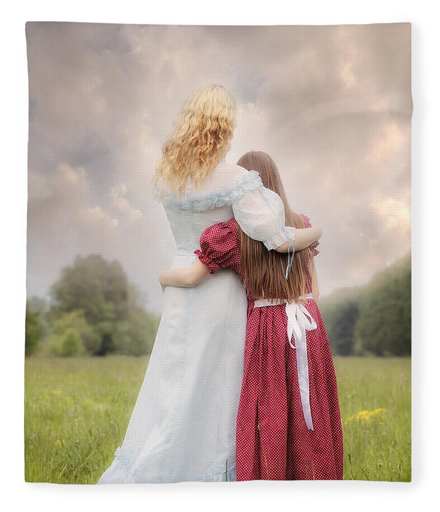 Girl Fleece Blanket featuring the photograph Embrace by Joana Kruse