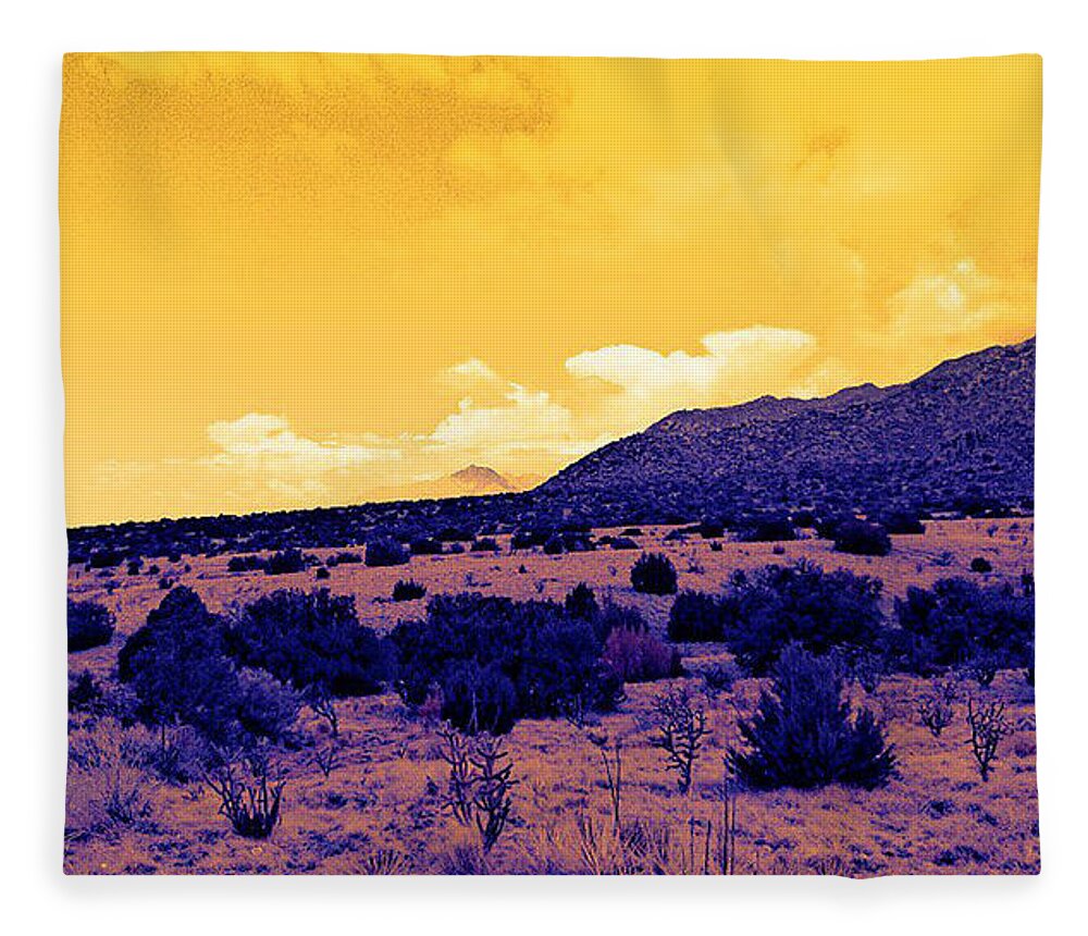 Digital Fleece Blanket featuring the photograph Enchanted Ride by Claudia Goodell