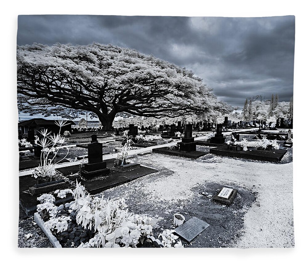 720 Nm Fleece Blanket featuring the photograph End of Days 4 by Jason Chu