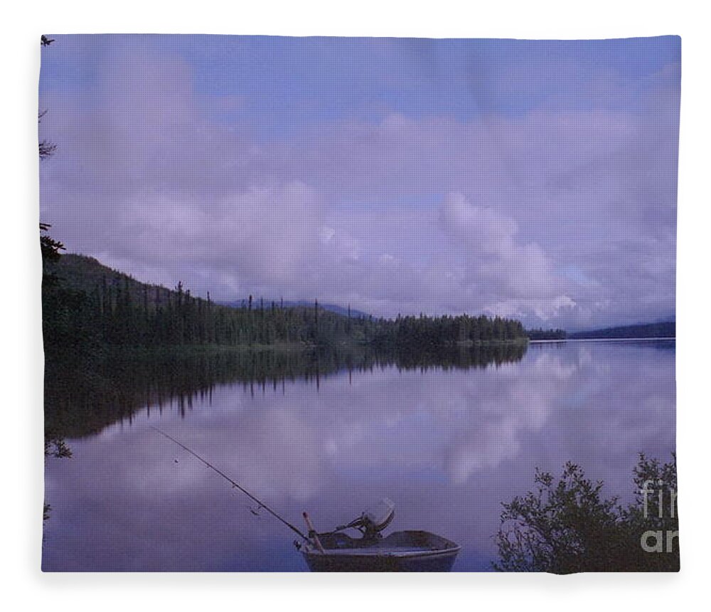 Boat Fleece Blanket featuring the photograph Father's Day by Vivian Martin