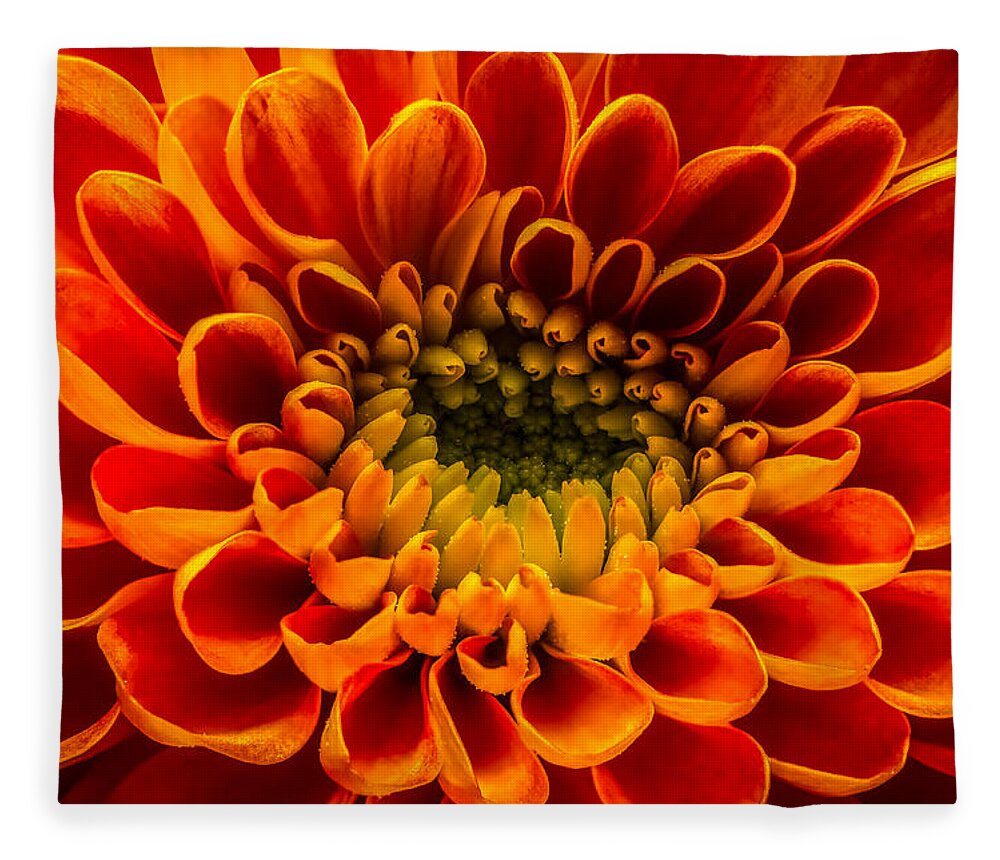 Flower Fleece Blanket featuring the photograph The Heart of a Mum by Ron Pate