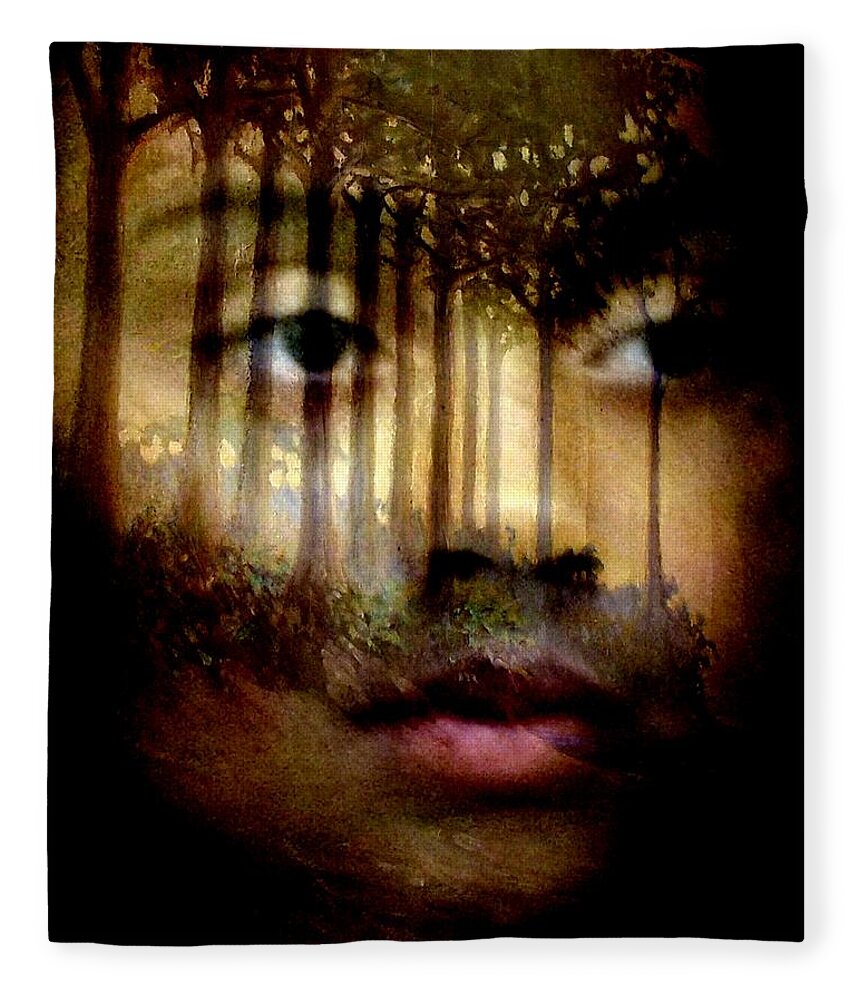 Gaia Fleece Blanket featuring the photograph Gaia #1 by Jodie Marie Anne Richardson Traugott     aka jm-ART