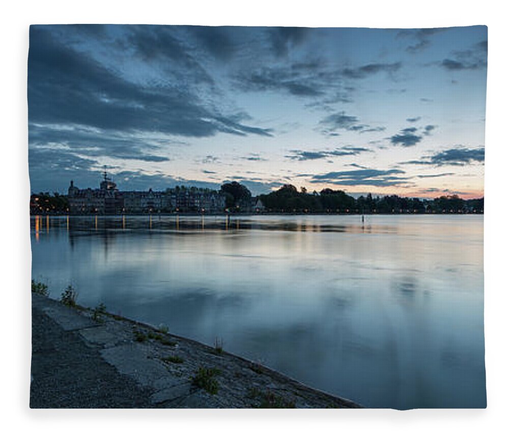 Tranquility Fleece Blanket featuring the photograph Good Morning Constance by Tobias Knoch