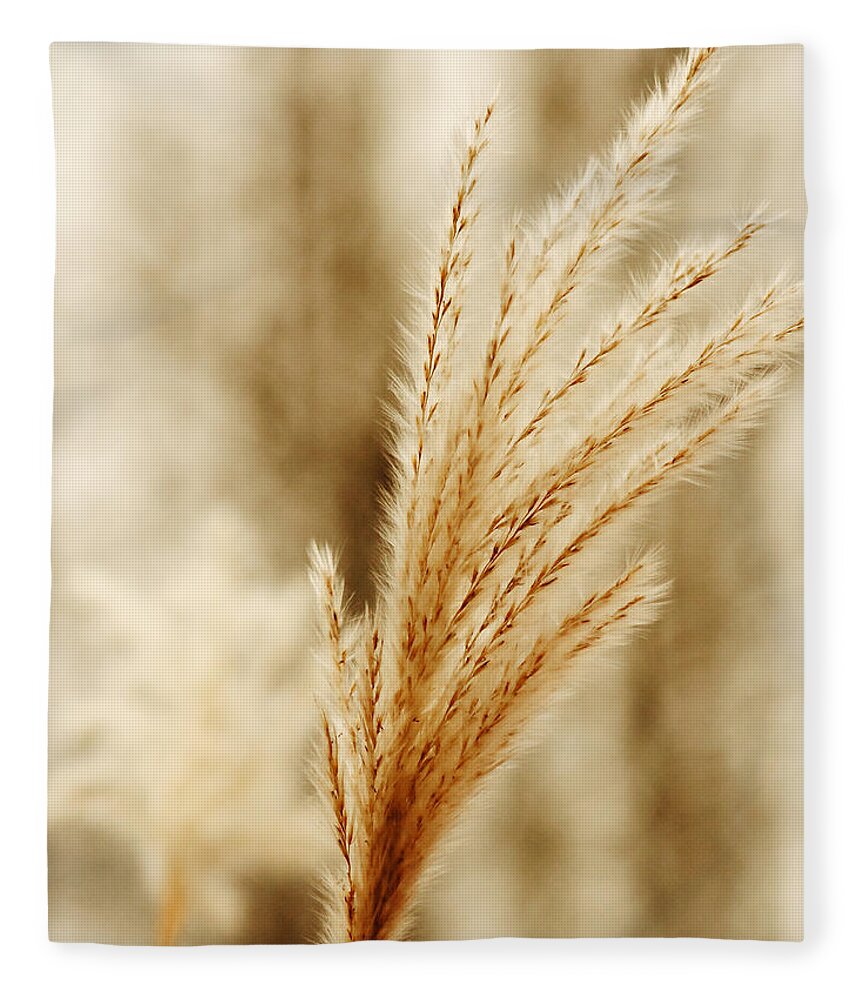Grass Fleece Blanket featuring the photograph Grass by Roman Aj