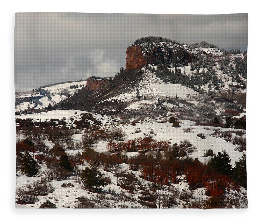 Gunnison National Park Fleece Blanket featuring the photograph Gunnison National Park by Raymond Salani III