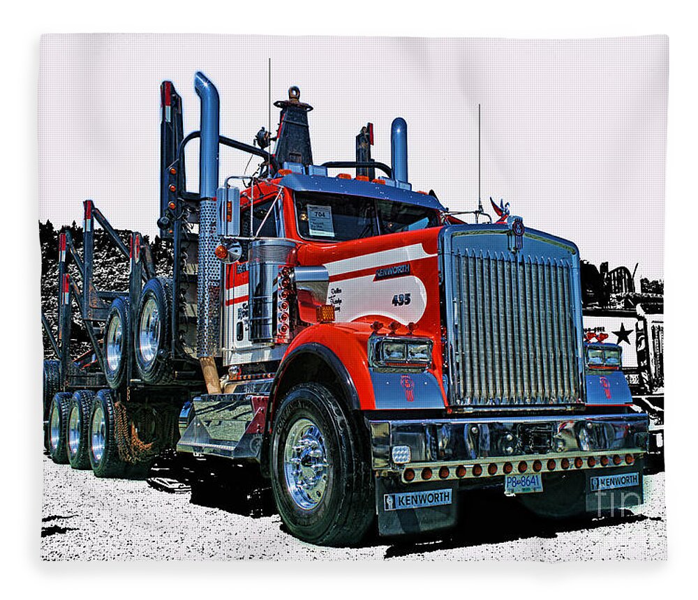 Trucks Fleece Blanket featuring the photograph Hdrcatr3120-13 by Randy Harris