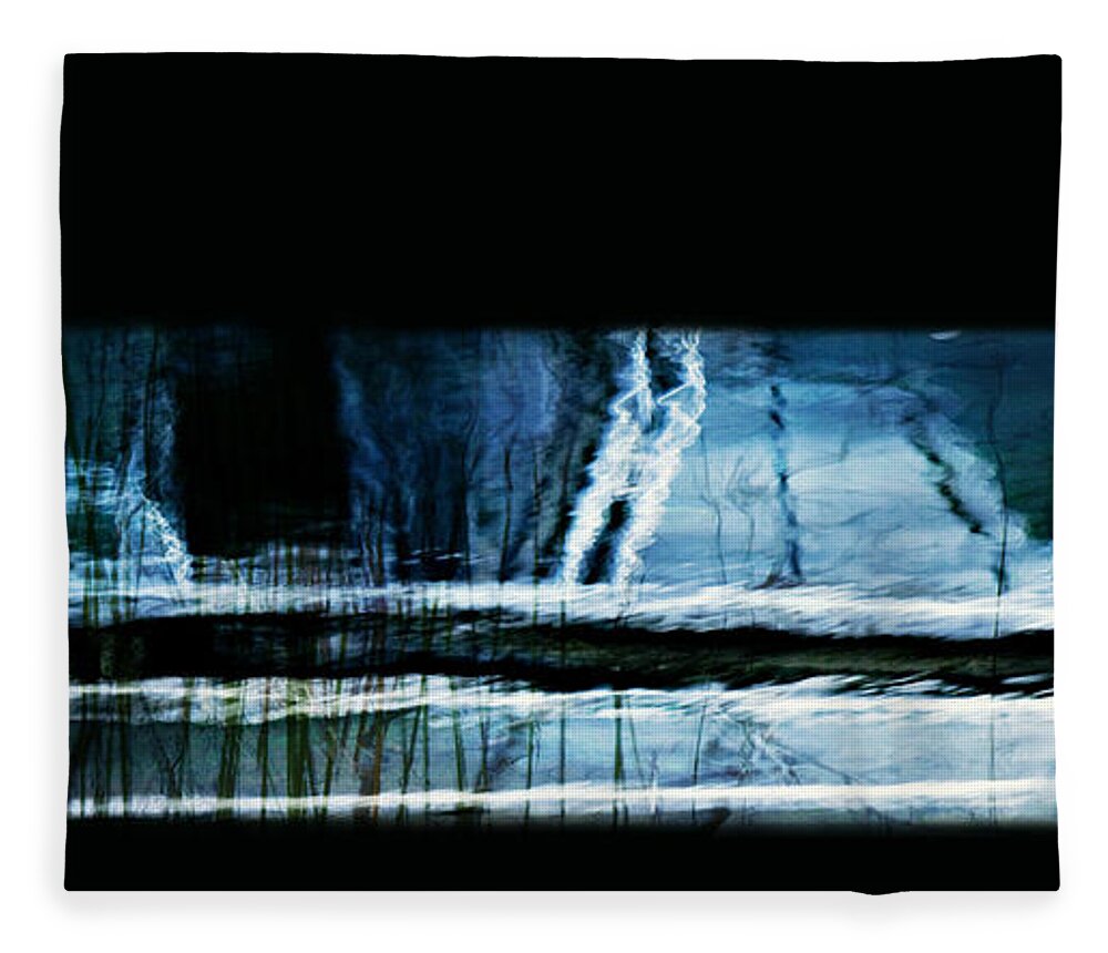 Boat Fleece Blanket featuring the photograph Her Watery Grave by Theresa Tahara