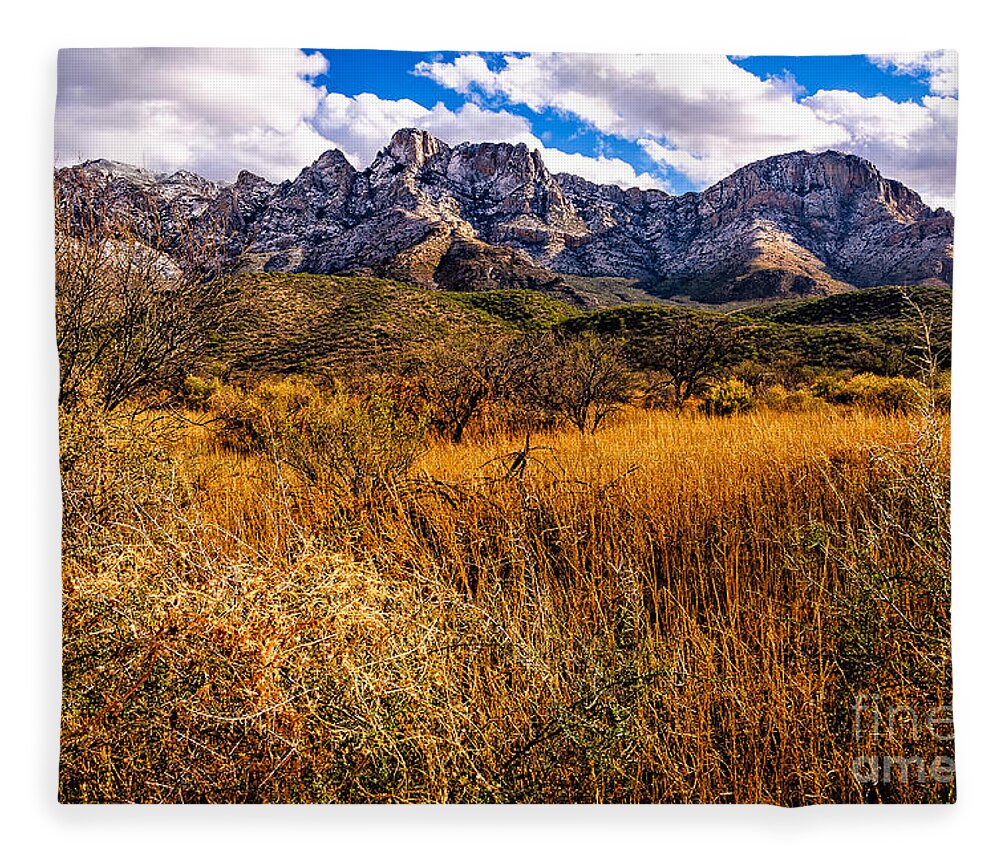 Arizona Fleece Blanket featuring the photograph Here To There by Mark Myhaver