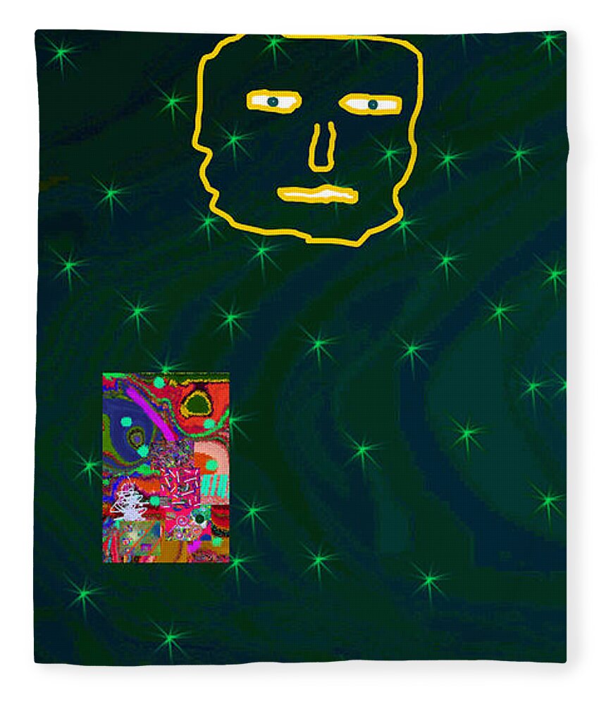 Copyright: Walter Paul Bebirian Fleece Blanket featuring the digital art I am limited only by my own imagination by Walter Paul Bebirian