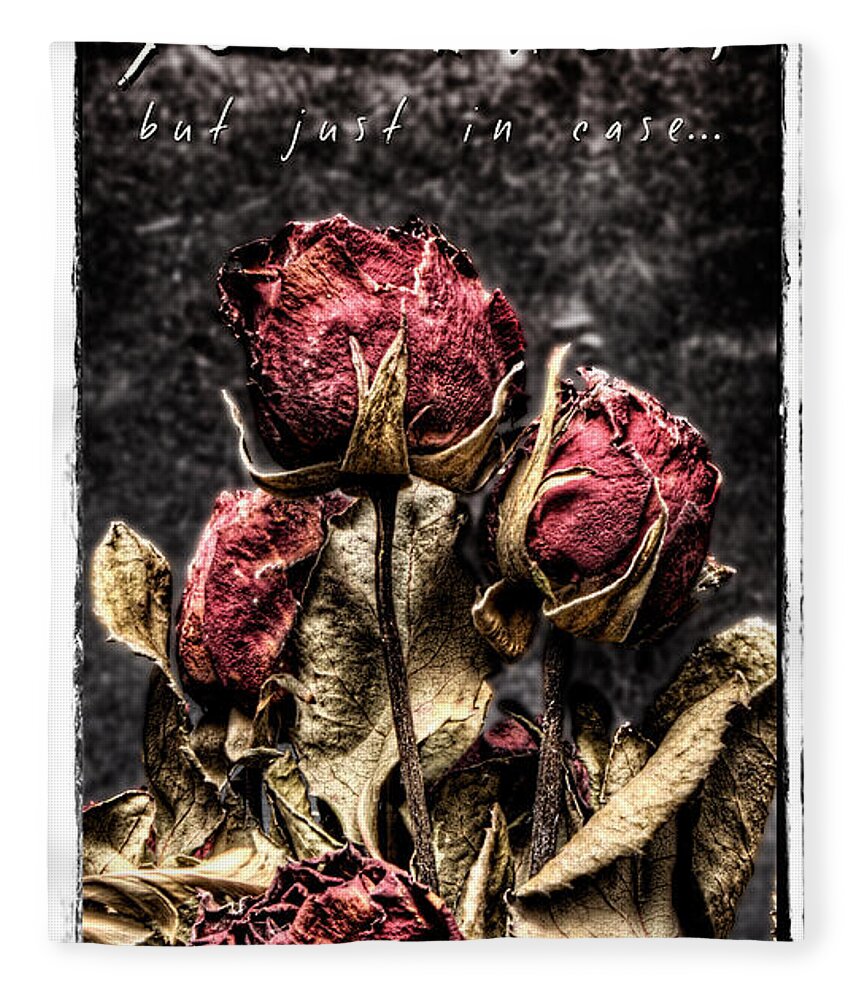 Valentine Fleece Blanket featuring the photograph I know you know by Weston Westmoreland