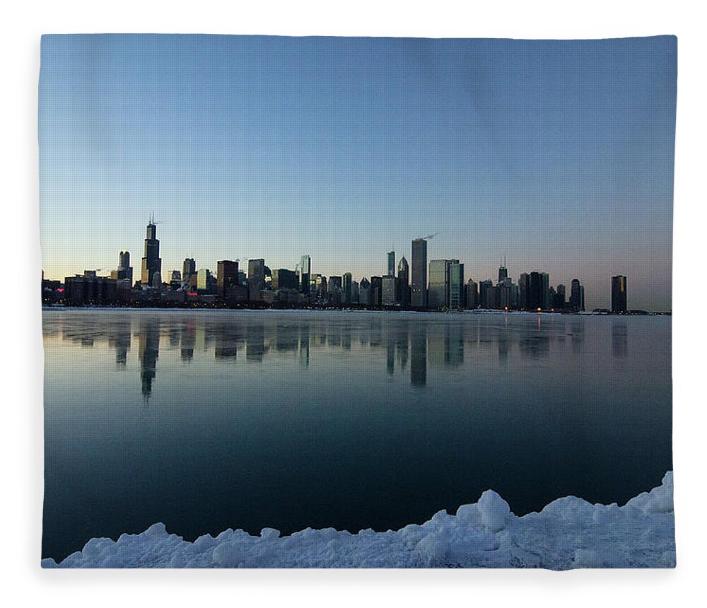Snow Fleece Blanket featuring the photograph Ice, Ice, Baby by Romeo Banias