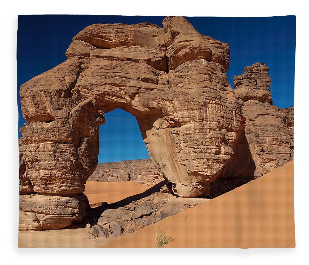 Nature Fleece Blanket featuring the photograph In Afferzejjal by Ivan Slosar