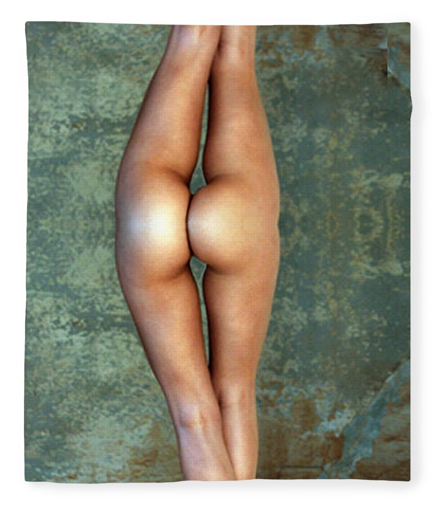 Legs Fleece Blanket featuring the digital art Just Legs by Rafael Salazar