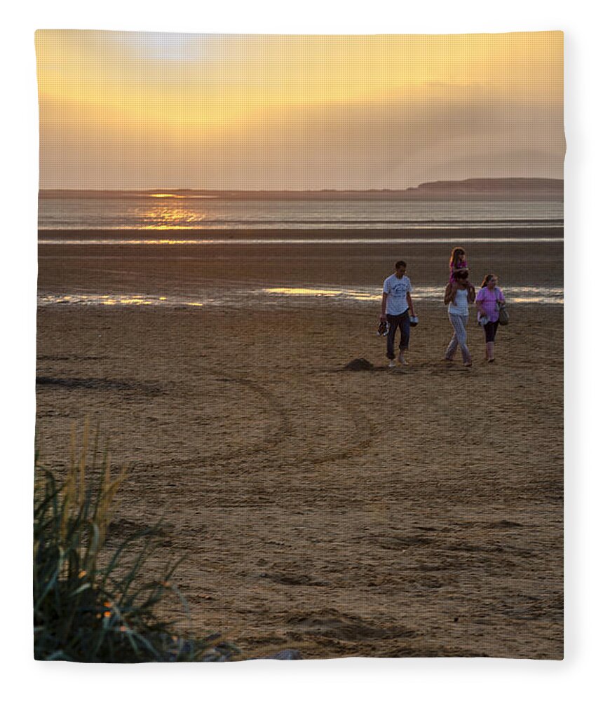 Summer Fleece Blanket featuring the photograph Last colourful days of summer by Spikey Mouse Photography