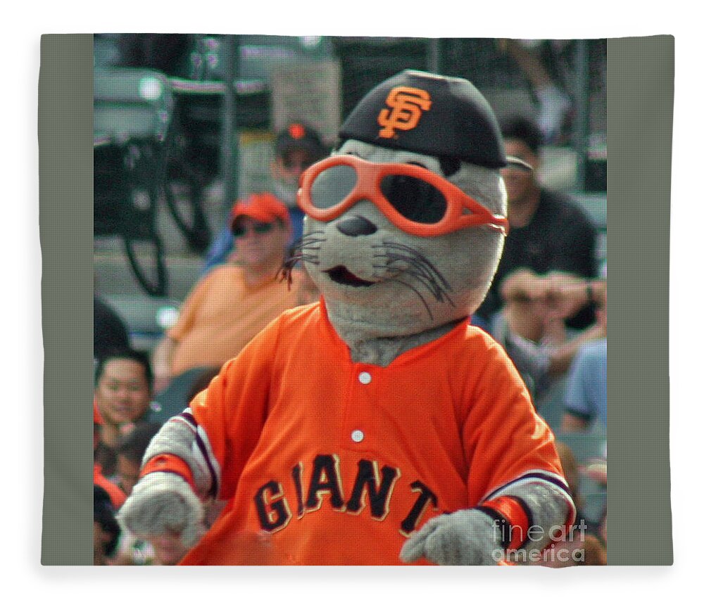 Lou Seal San Francisco Giants Mascot Fleece Blanket