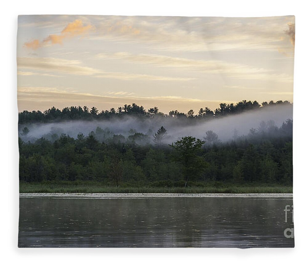 Maine Fleece Blanket featuring the photograph Maine Sunrise by Steven Ralser