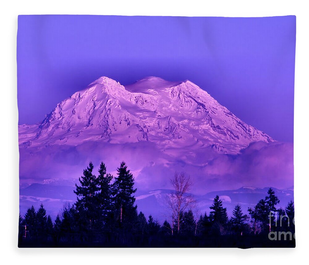 Landscape Fleece Blanket featuring the photograph Majestic by Rory Siegel