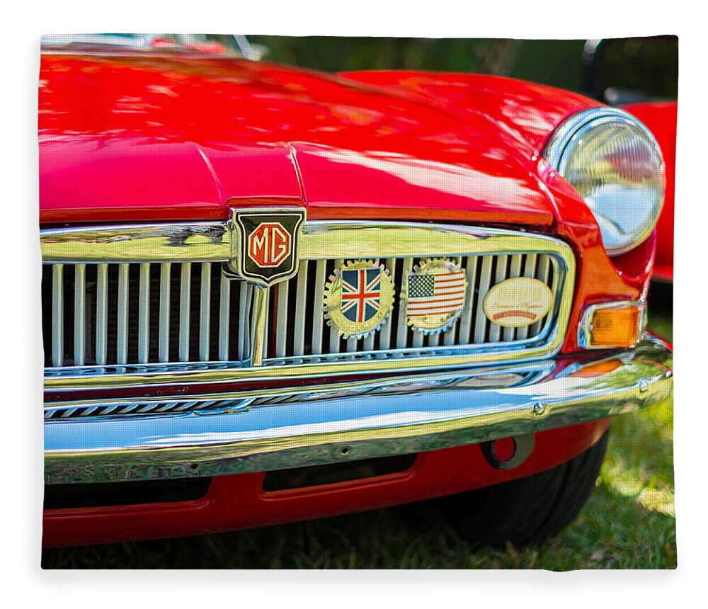 1960s Fleece Blanket featuring the photograph MG by Raul Rodriguez