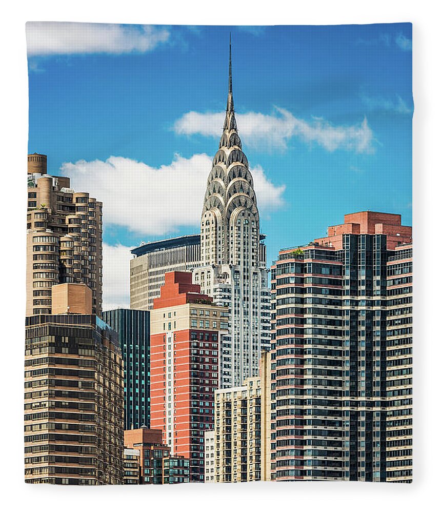Corporate Business Fleece Blanket featuring the photograph Midtown Manhattan, New York City, Usa by Mbbirdy