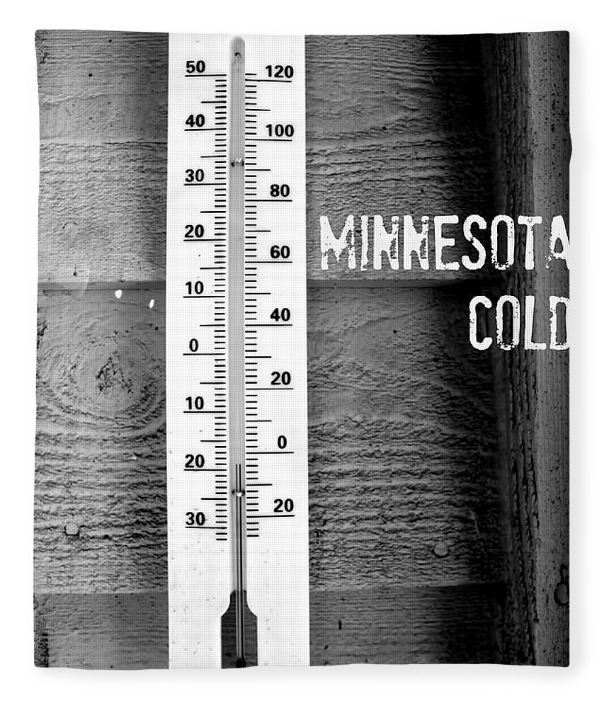Minnesota Fleece Blanket featuring the photograph Minnesota Cold by Amanda Stadther