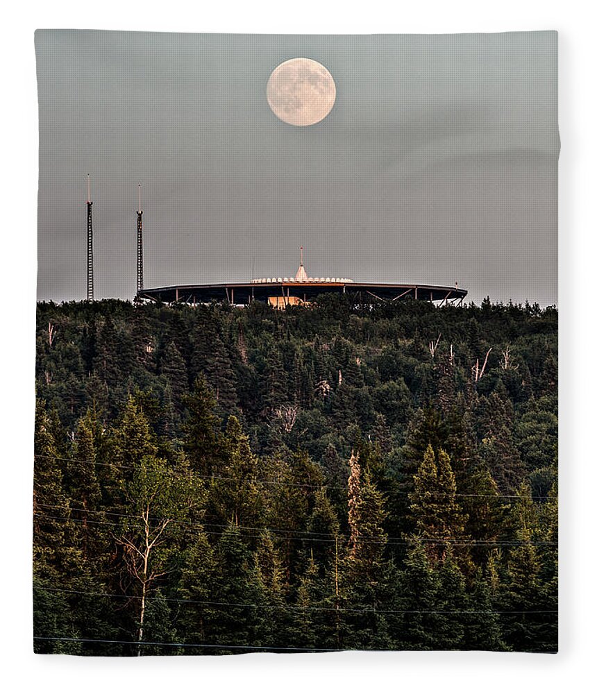 Communication Fleece Blanket featuring the photograph Mission Control by Doug Gibbons