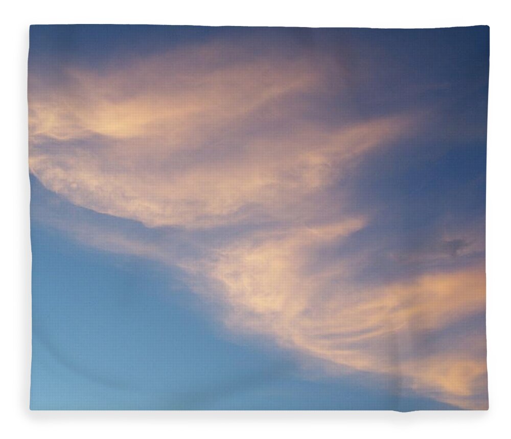 Morning Fleece Blanket featuring the photograph Morning Clouds by Ron Roberts