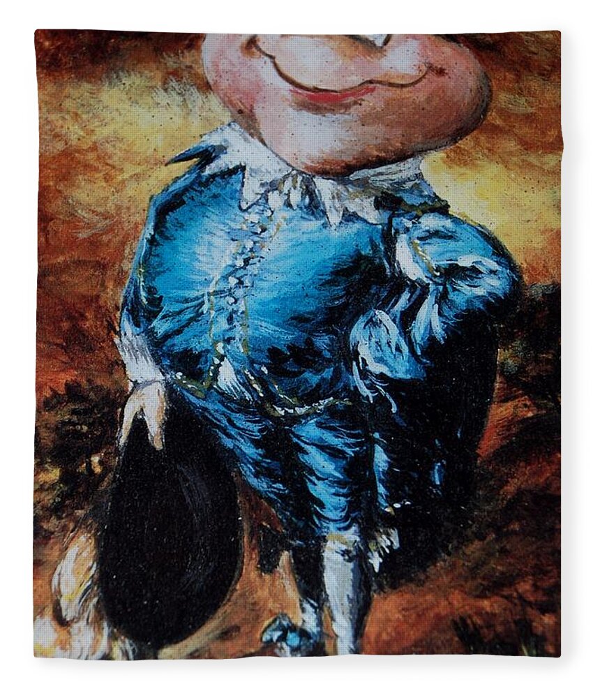 Mr Toad Fleece Blanket featuring the photograph Mr Toad by Rob Hans