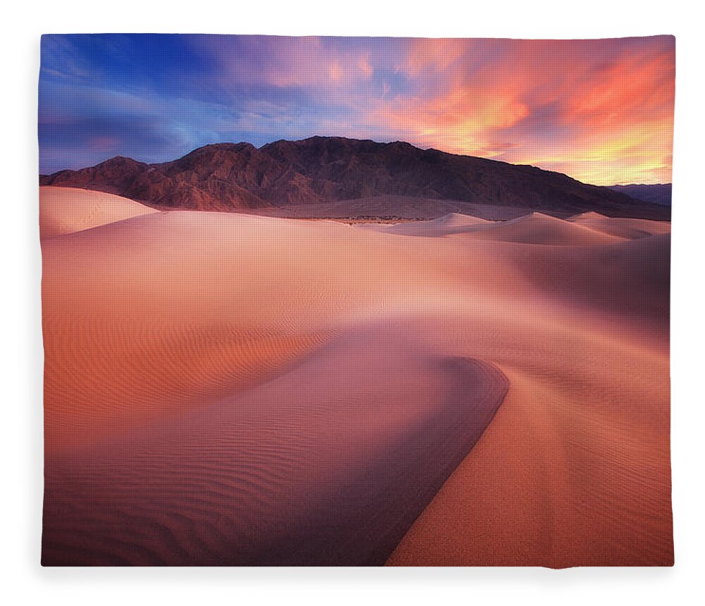 Landscape Fleece Blanket featuring the photograph Mysterious Mesquite by Darren White