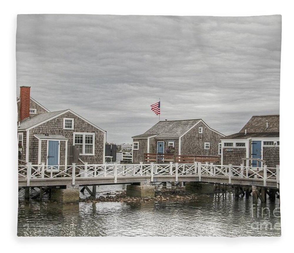 Massachusetts Fleece Blanket featuring the photograph Nantucket Days by Karin Pinkham