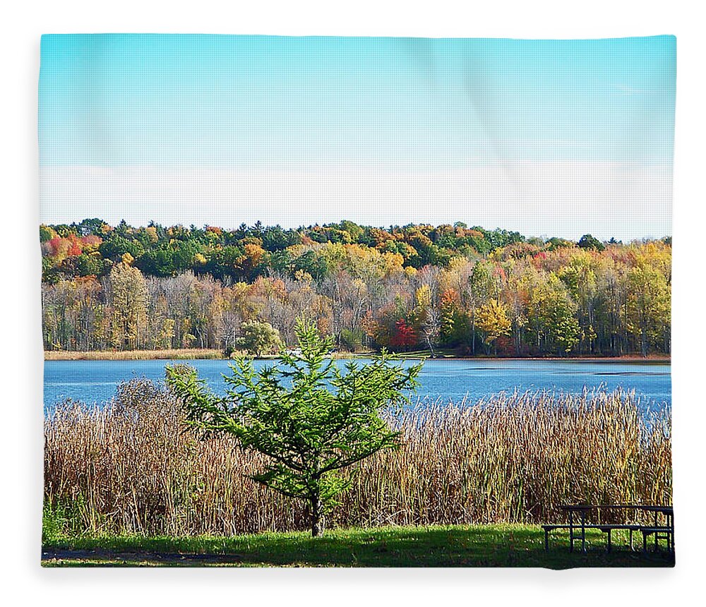 Autumn Fleece Blanket featuring the photograph Natures Gift by Aimee L Maher ALM GALLERY