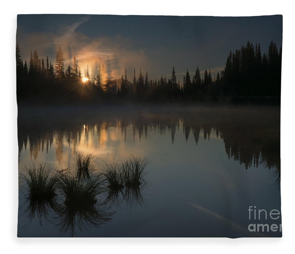 Sunrise Fleece Blanket featuring the photograph New Day Dawning by Michael Dawson