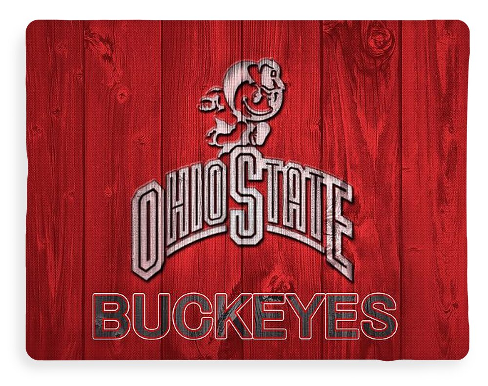 Ohio State Buckeyes Barn Door Fleece Blanket For Sale By Dan Sproul