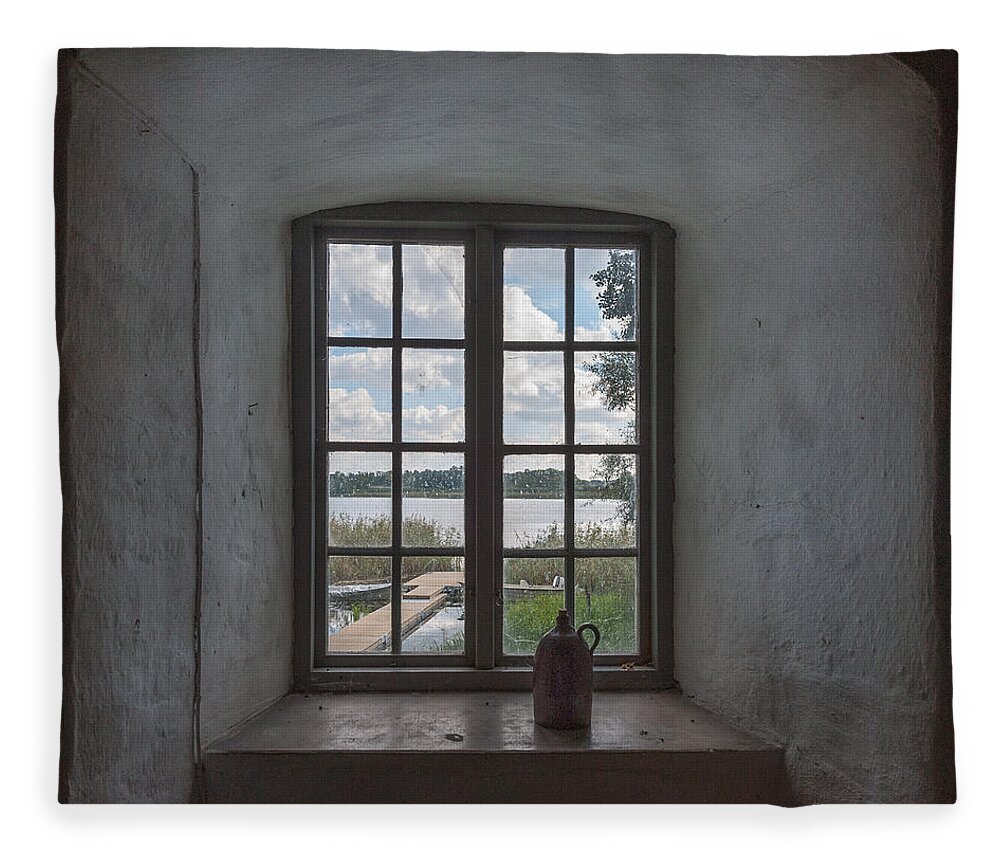 Outlook Fleece Blanket featuring the photograph Outlook by Torbjorn Swenelius
