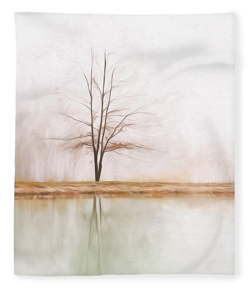Fall Fleece Blanket featuring the photograph Peacefulness by Lori Dobbs