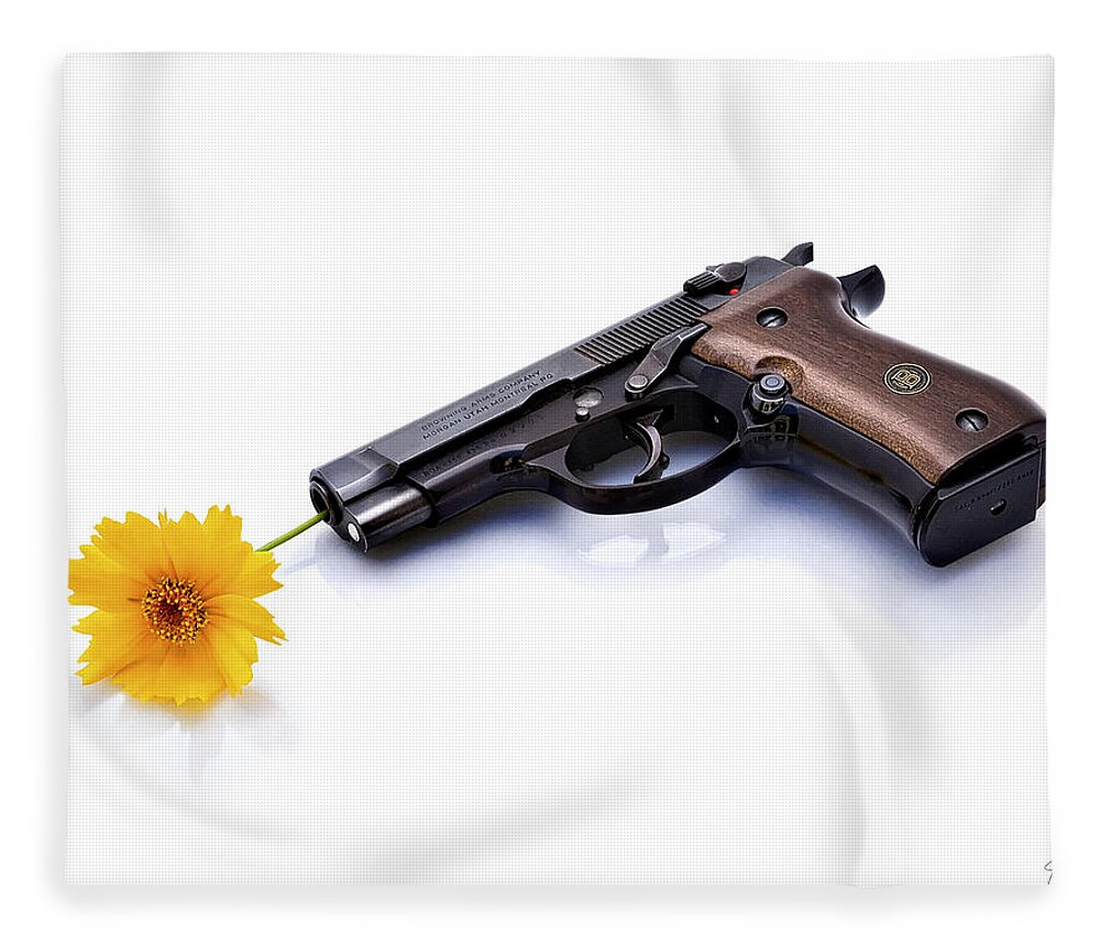 Endre Fleece Blanket featuring the photograph Peacemaker by Endre Balogh
