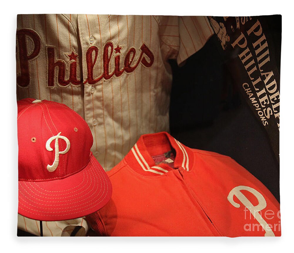 Philadelphia Fleece Blanket featuring the photograph Philadelphia Phillies by David Rucker