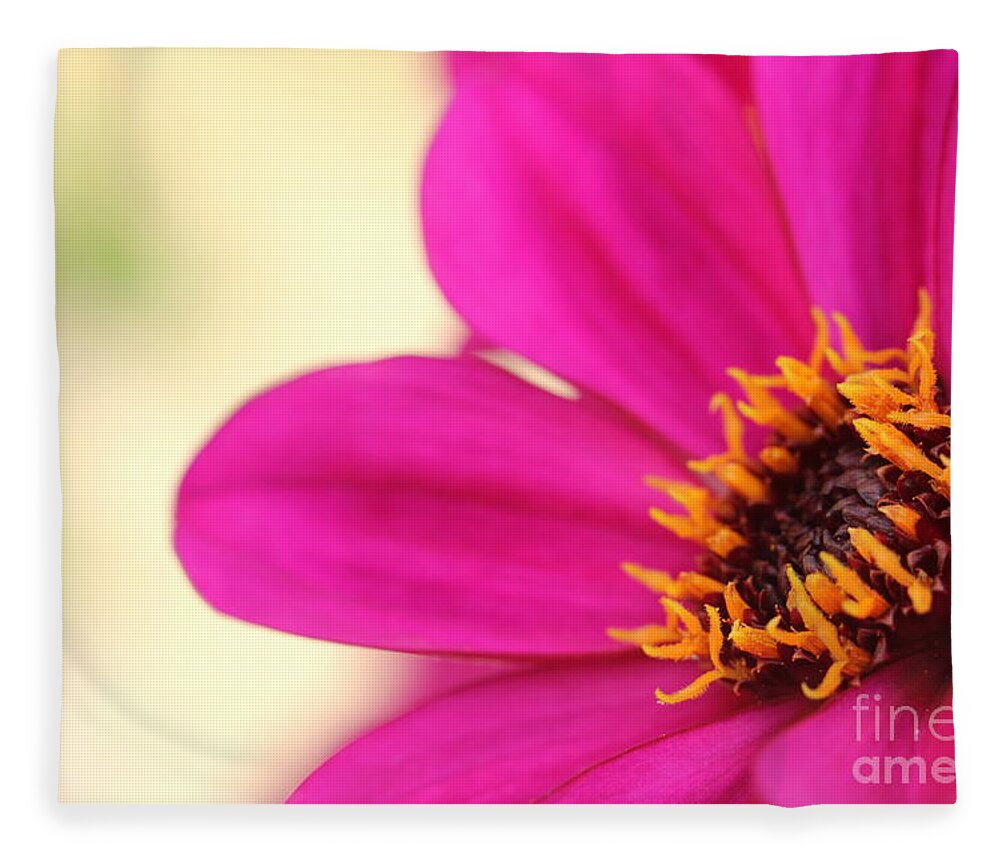 Beautiful Fleece Blanket featuring the photograph Pink Flower by Amanda Mohler