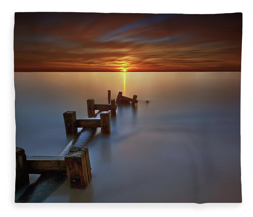 Outdoors Fleece Blanket featuring the photograph Pipe Dream by Mark Southgate