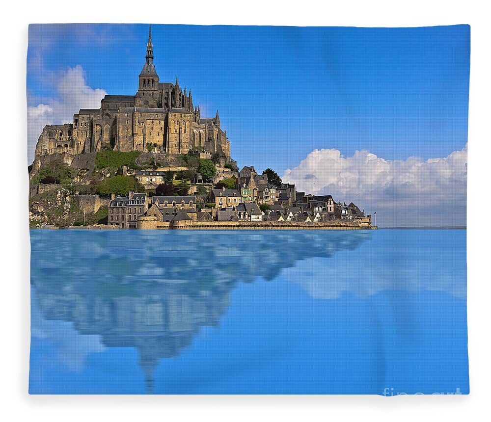 Travel Fleece Blanket featuring the photograph Reflection by Elvis Vaughn