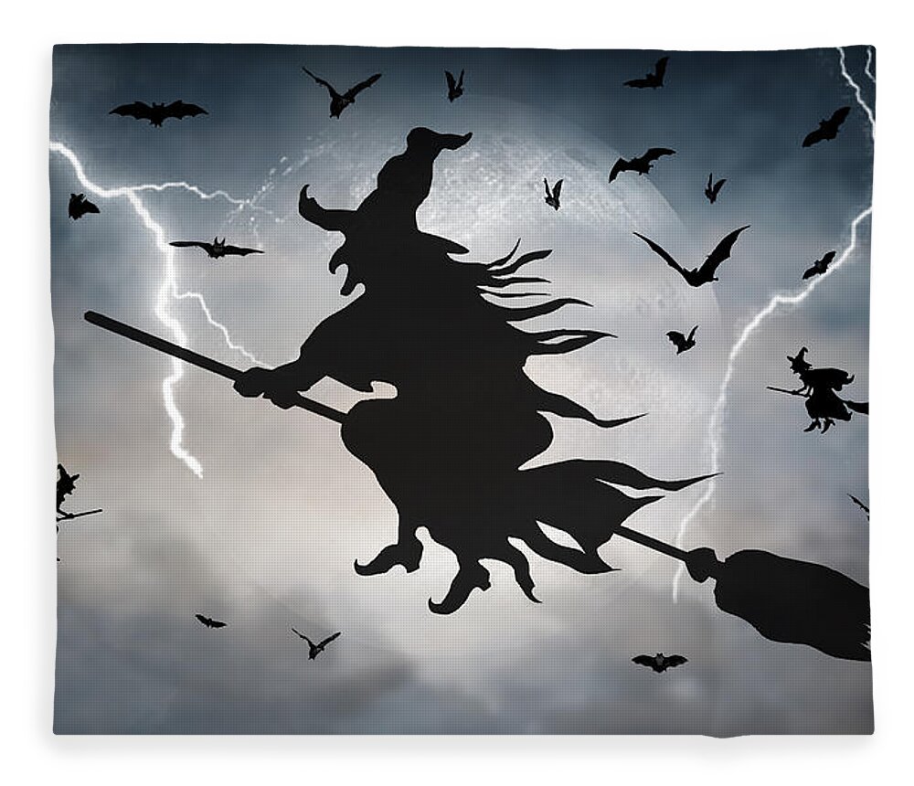 2d Fleece Blanket featuring the digital art Ride Like Lightning by Brian Wallace