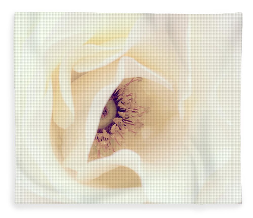 Love Fleece Blanket featuring the photograph Romance in a Rose by Spikey Mouse Photography