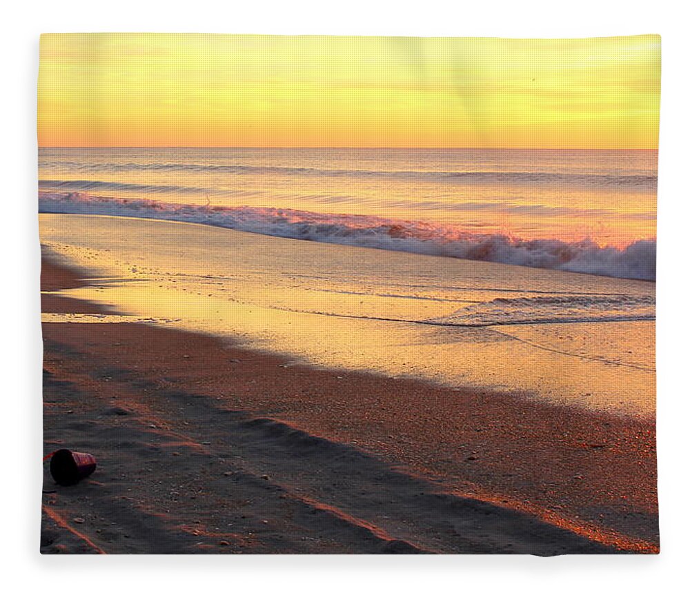 Topsail Fleece Blanket featuring the photograph Remains of Summer by Rand Wall