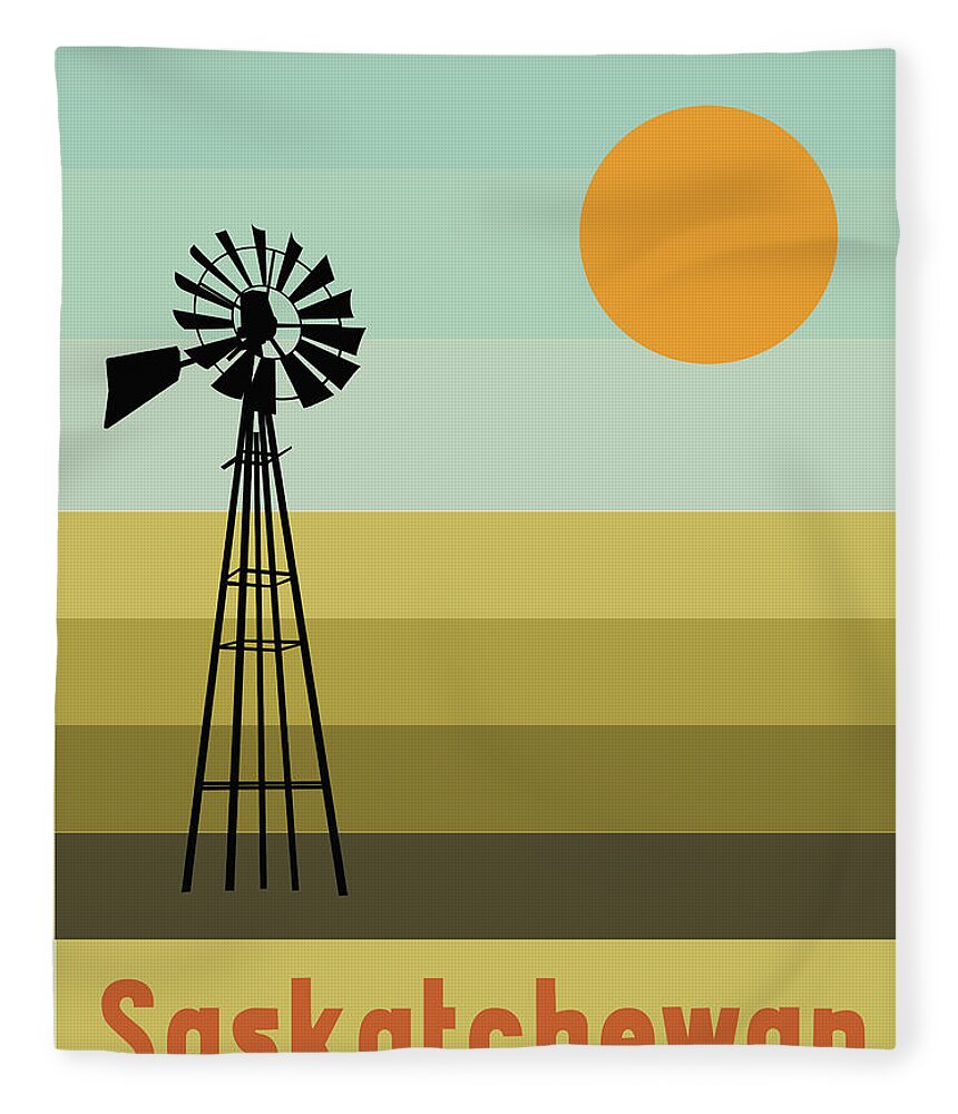 Transfer Print Fleece Blanket featuring the photograph Saskatchewan by Ashwenna