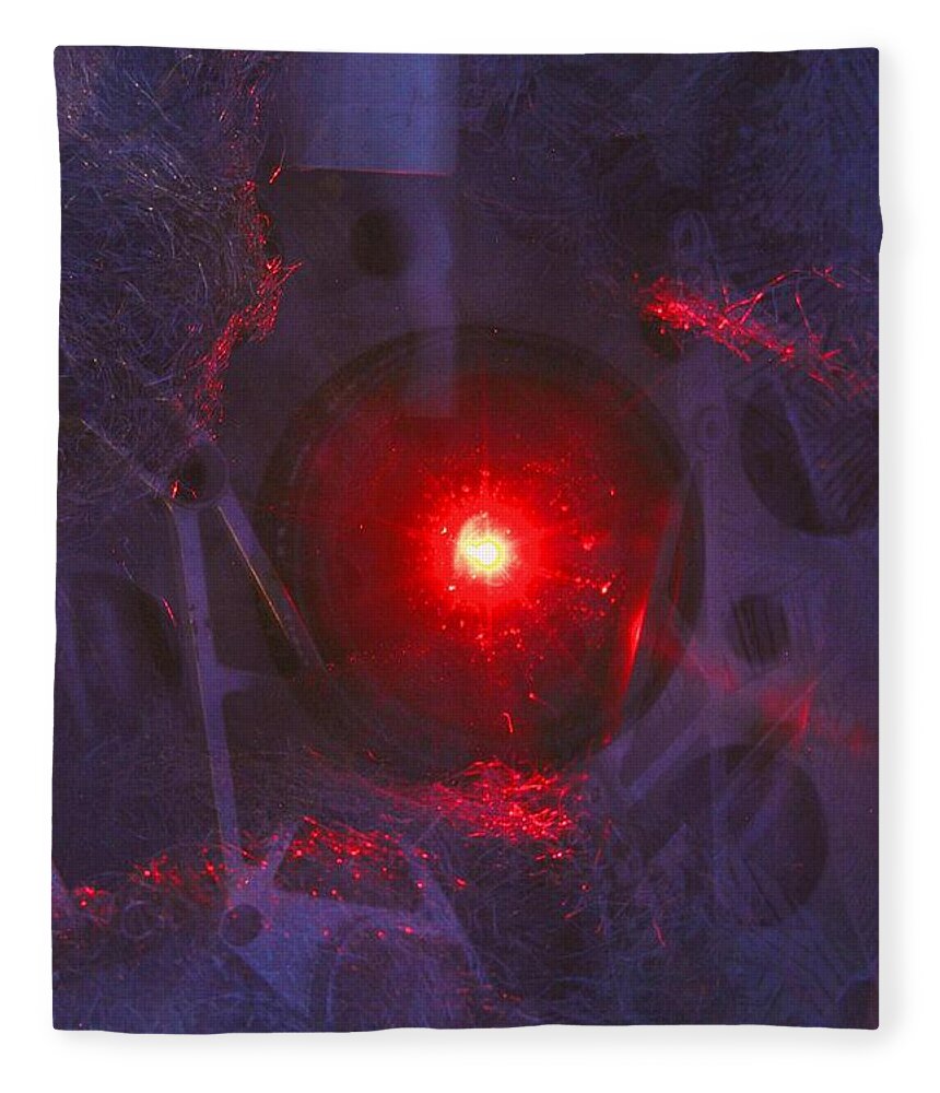 Alarm Fleece Blanket featuring the photograph Sentinel by David S Reynolds