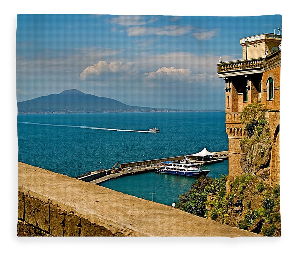 Naples Fleece Blanket featuring the photograph Sorrento Italy by Will Wagner